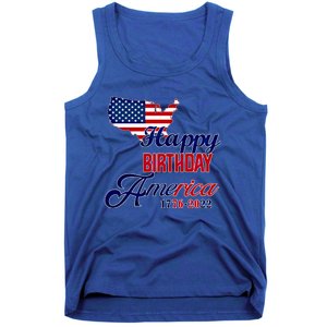 Usa 4th July Gift Happy Birthday America Gift Commemorative Gift Tank Top