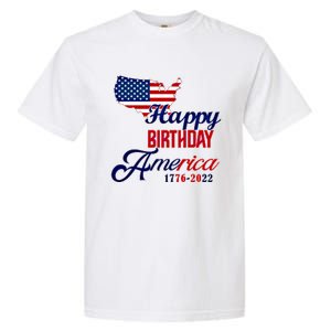 Usa 4th July Gift Happy Birthday America Gift Commemorative Gift Garment-Dyed Heavyweight T-Shirt