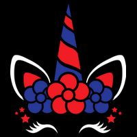 Unicorn 4th Of July 7-Panel Snapback Hat