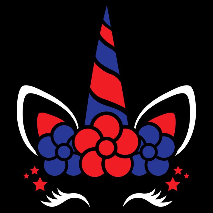 Unicorn 4th Of July 7-Panel Snapback Hat
