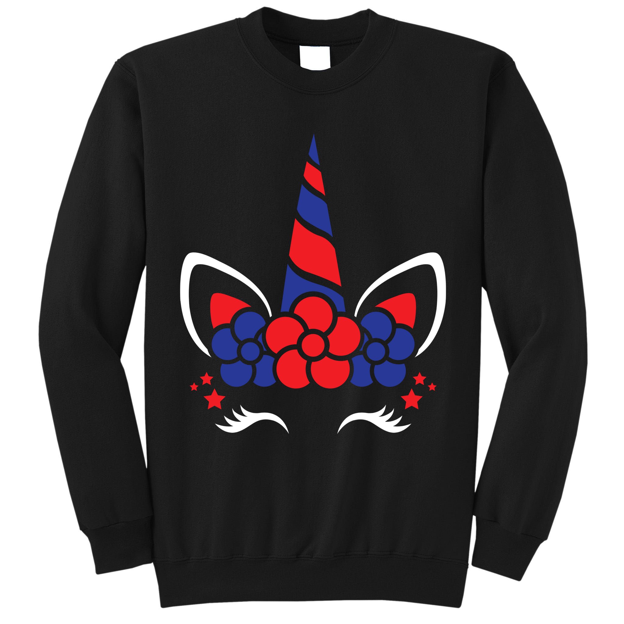 Unicorn 4th Of July Tall Sweatshirt