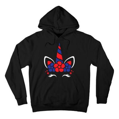 Unicorn 4th Of July Tall Hoodie