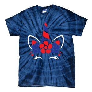 Unicorn 4th Of July Tie-Dye T-Shirt