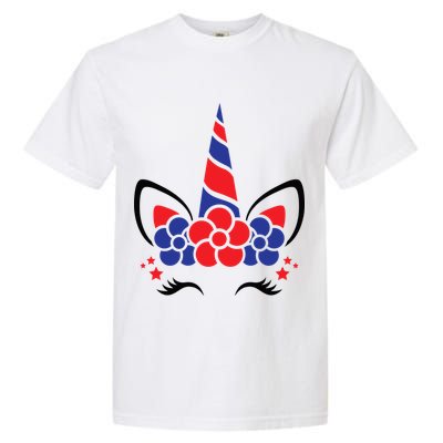 Unicorn 4th Of July Garment-Dyed Heavyweight T-Shirt