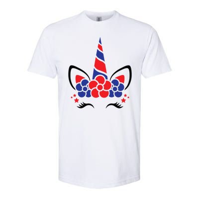 Unicorn 4th Of July Softstyle® CVC T-Shirt