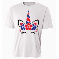 Unicorn 4th Of July Cooling Performance Crew T-Shirt