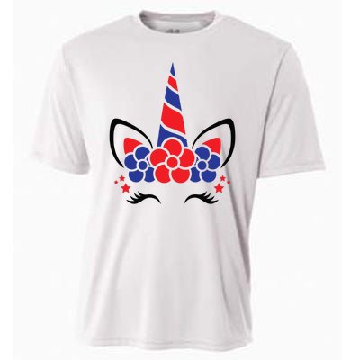 Unicorn 4th Of July Cooling Performance Crew T-Shirt