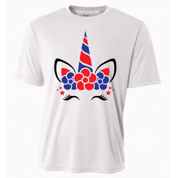 Unicorn 4th Of July Cooling Performance Crew T-Shirt