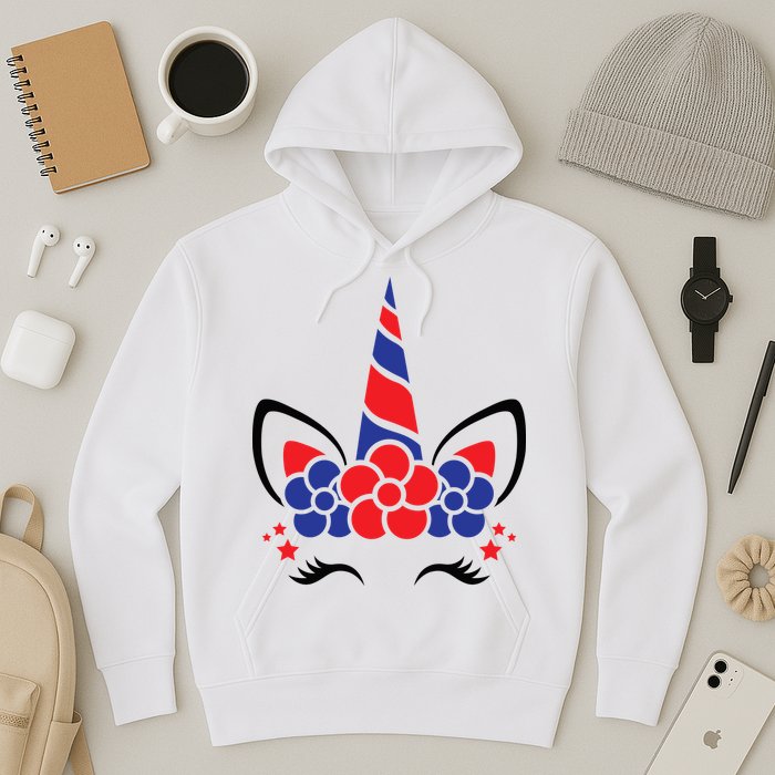 Unicorn 4th Of July Hoodie