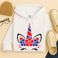 Unicorn 4th Of July Hoodie