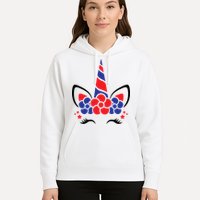 Unicorn 4th Of July Hoodie