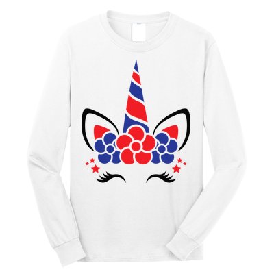 Unicorn 4th Of July Long Sleeve Shirt