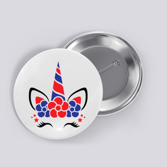 Unicorn 4th Of July Button