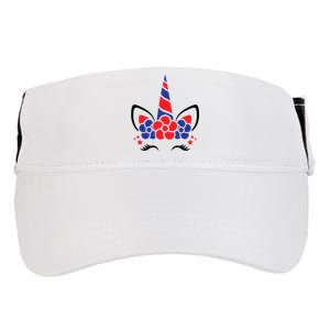 Unicorn 4th Of July Adult Drive Performance Visor