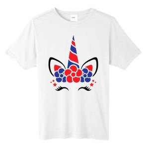 Unicorn 4th Of July Tall Fusion ChromaSoft Performance T-Shirt