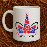 Unicorn 4th Of July Mug