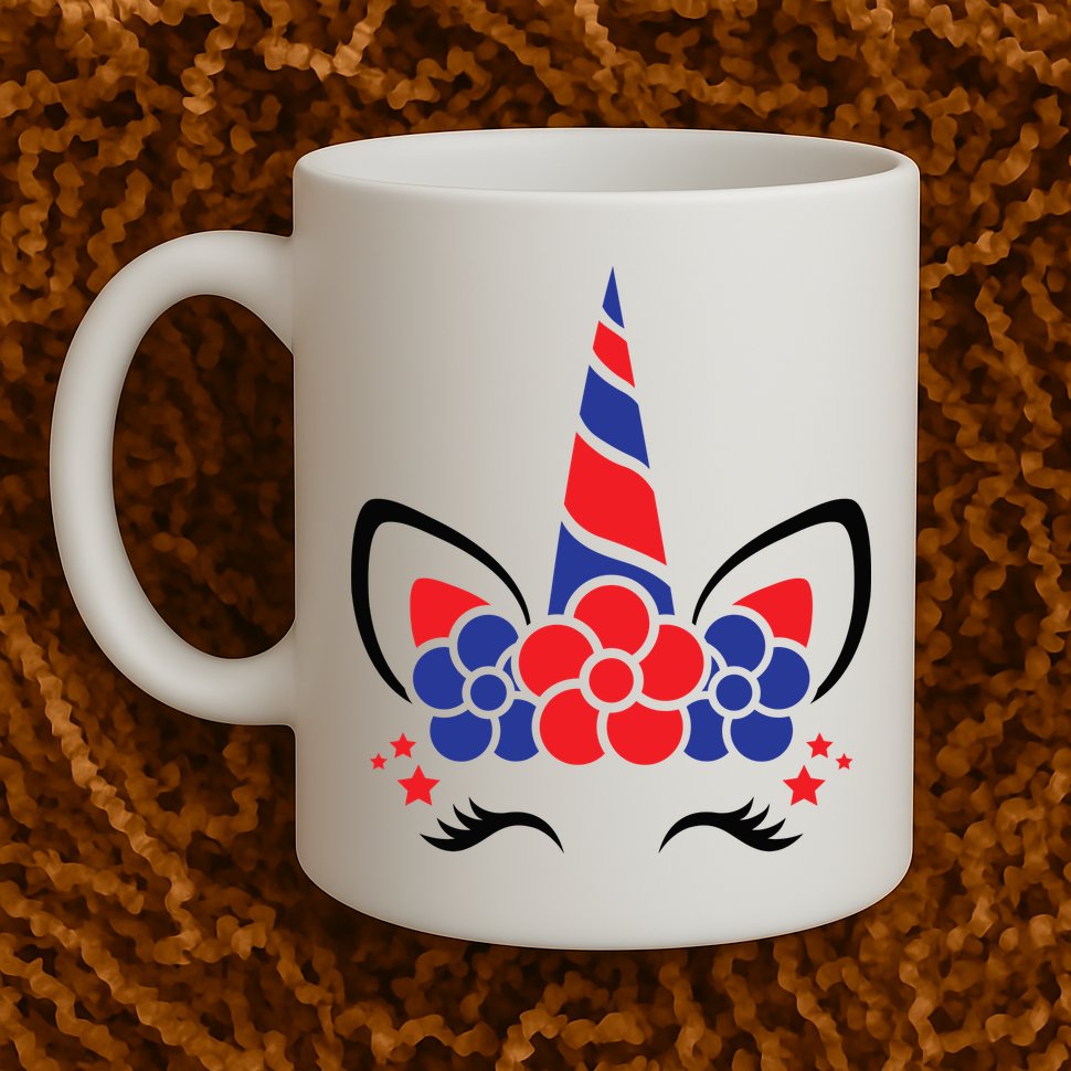 Unicorn 4th Of July Mug