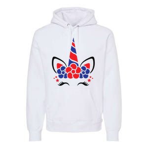 Unicorn 4th Of July Premium Hoodie