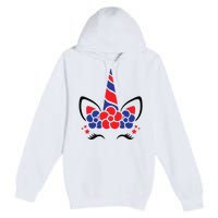 Unicorn 4th Of July Premium Pullover Hoodie