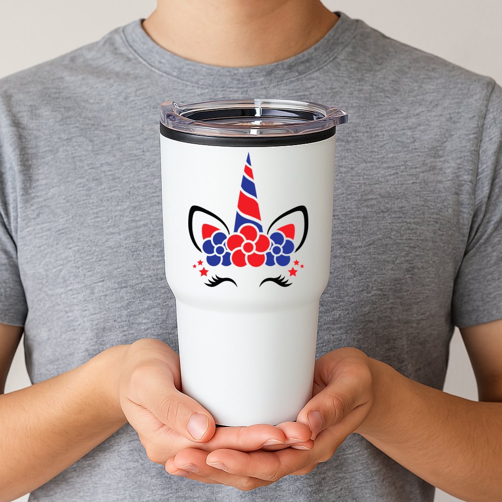 Unicorn 4th Of July Tumbler