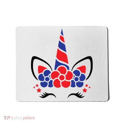 Unicorn 4th Of July Mousepad