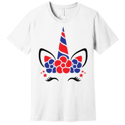 Unicorn 4th Of July Premium T-Shirt