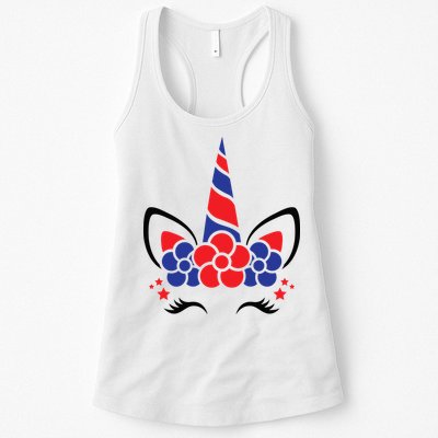 Unicorn 4th Of July Womens Tank Top