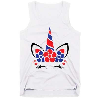 Unicorn 4th Of July Tank Top