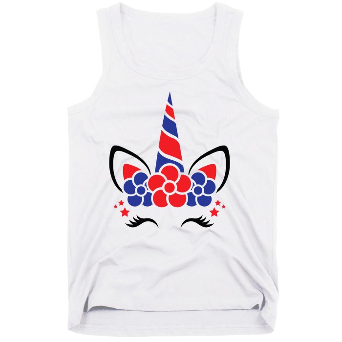 Unicorn 4th Of July Tank Top