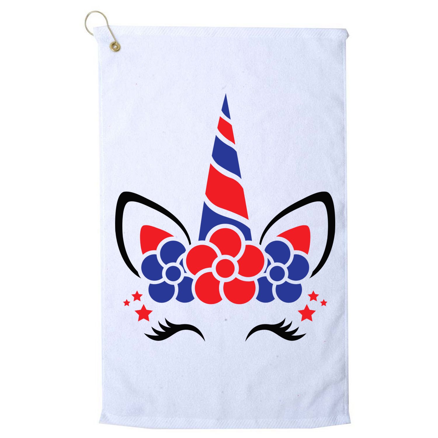 Unicorn 4th Of July Golf Towel