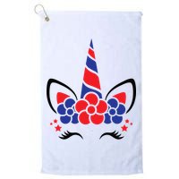 Unicorn 4th Of July Golf Towel