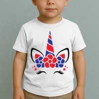 Unicorn 4th Of July Toddler T-Shirt