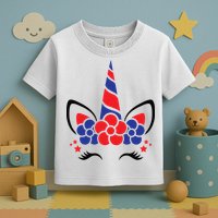 Unicorn 4th Of July Toddler T-Shirt