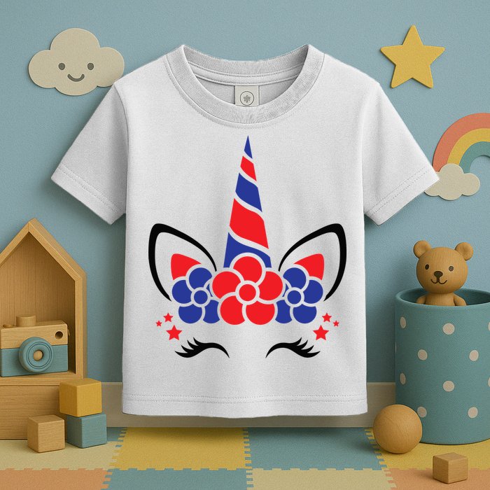 Unicorn 4th Of July Toddler T-Shirt