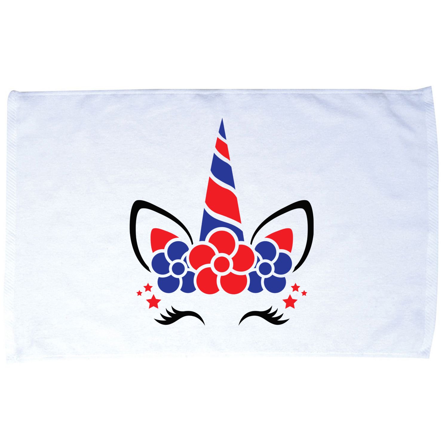 Unicorn 4th Of July Microfiber Hand Towel