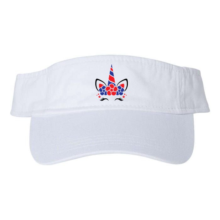 Unicorn 4th Of July Valucap Bio-Washed Visor