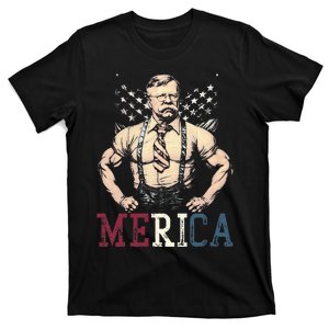 Usa 4th Of July Teddy Roosevelt T-Shirt