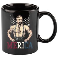 Usa 4th Of July Teddy Roosevelt 11oz C Handle Ceramic Mug