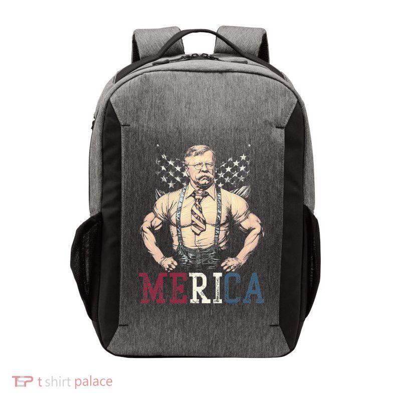 Usa 4th Of July Teddy Roosevelt Vector Backpack