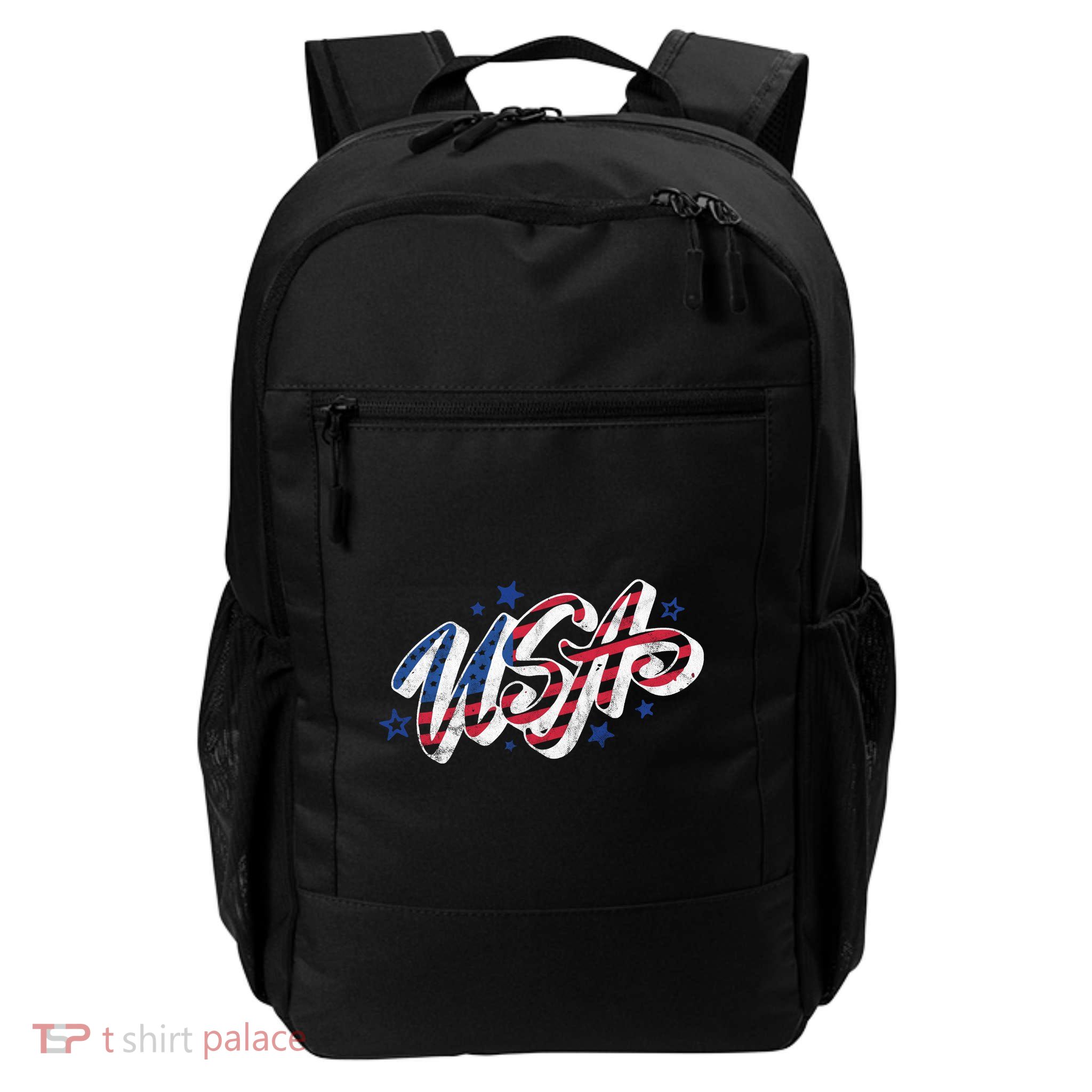Usa 4th Of July Vintage Star Backpack