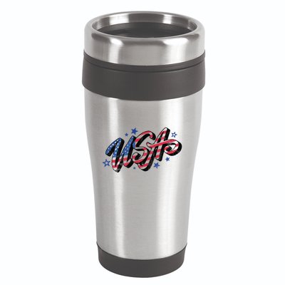 Usa 4th Of July Vintage Star 16oz Travel Tumbler