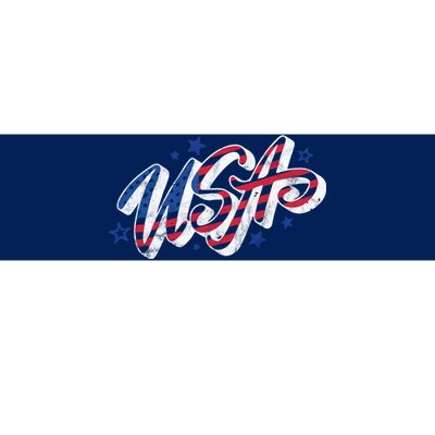 Usa 4th Of July Vintage Star Bumper Sticker