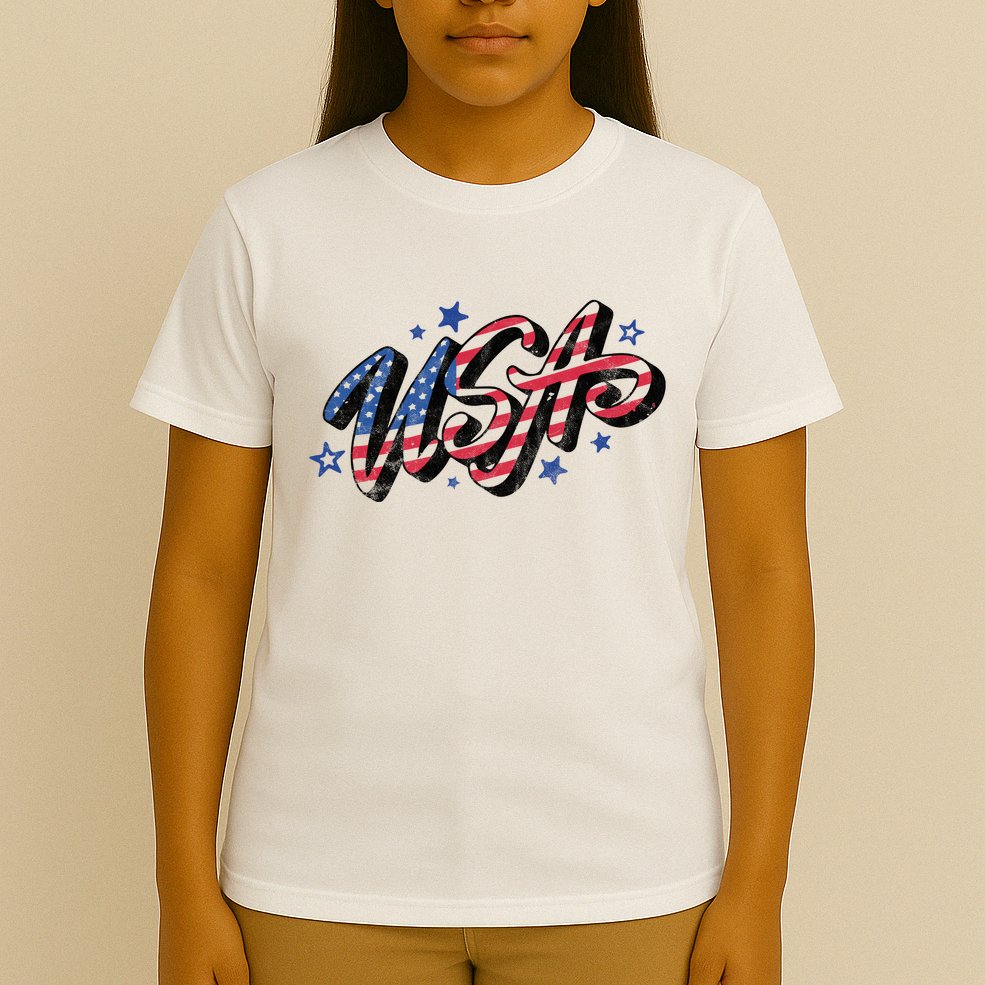 Usa 4th Of July Vintage Star T-Shirt