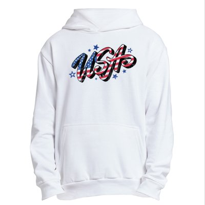 Usa 4th Of July Vintage Star Urban Pullover Hoodie