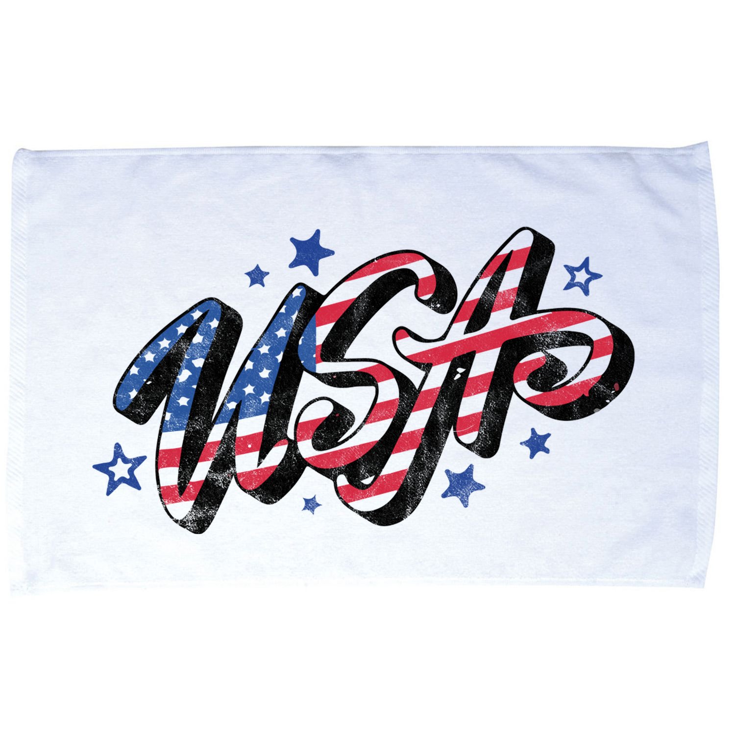 Usa 4th Of July Vintage Star Microfiber Hand Towel
