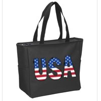 Usa 4th Of July Independce Day Zip Tote Bag