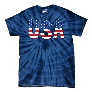 Usa 4th Of July Independce Day Tie-Dye T-Shirt