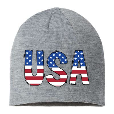 Usa 4th Of July Independce Day Sustainable Beanie