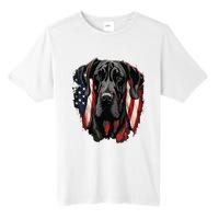 USA 4th Of July Great Dane On Patriotic American Great Dane Tall Fusion ChromaSoft Performance T-Shirt