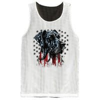 USA 4th Of July Great Dane On Patriotic American Great Dane Mesh Reversible Basketball Jersey Tank